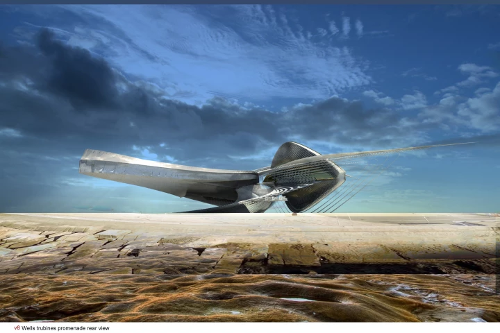 The Hydroelectric sculpture gallery would produce electricity for around 200 homes