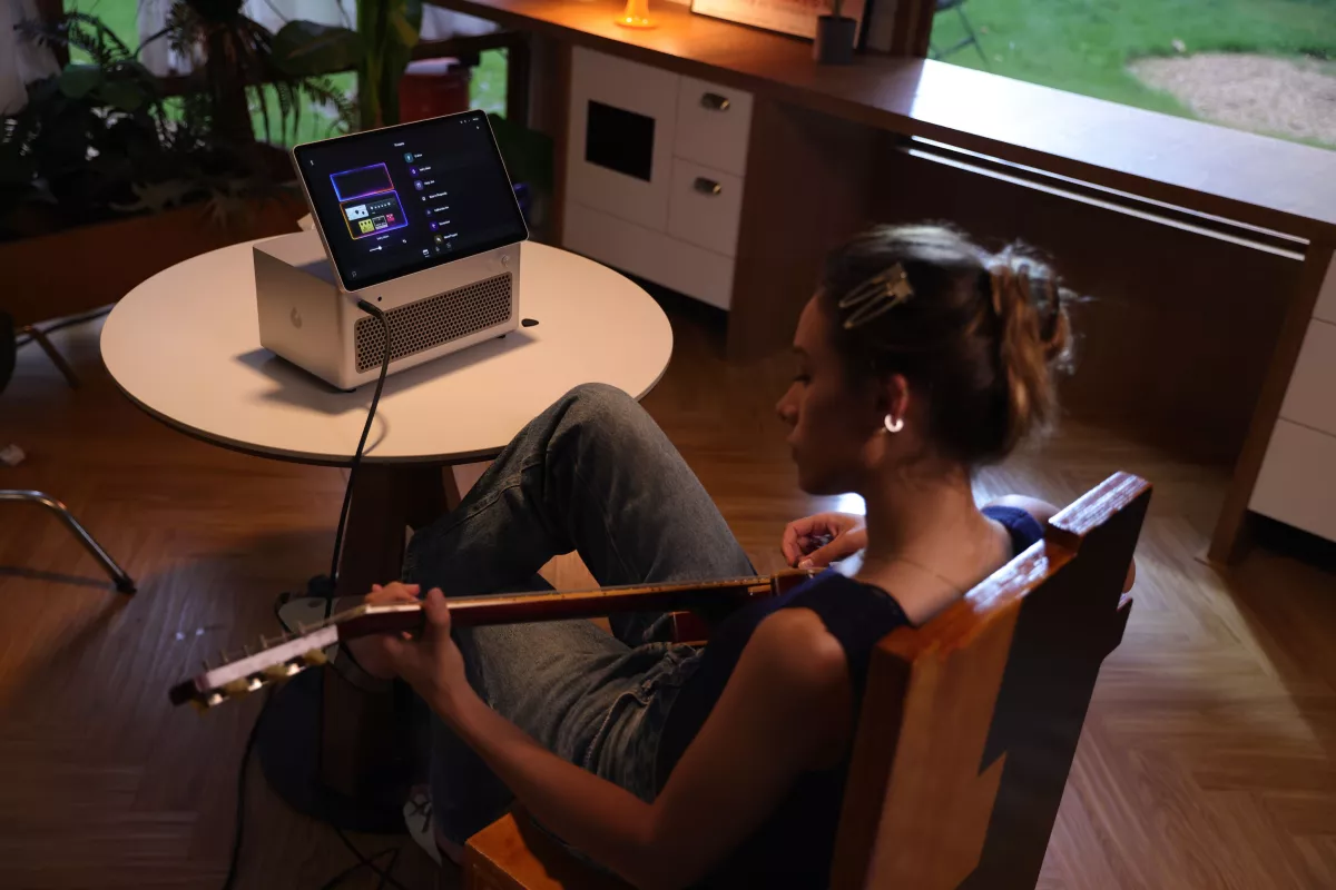The Lava Studio brings a guitar amp, Bluetooth speaker, multi-FX unit, mini recording studio, jamming partners and learning platform all together in one place
