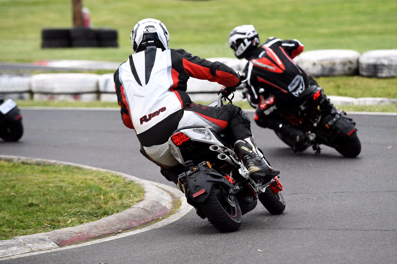 Benelli TnT125: terrific fun on a tight track, with pegs and sidestands scraping all over the place