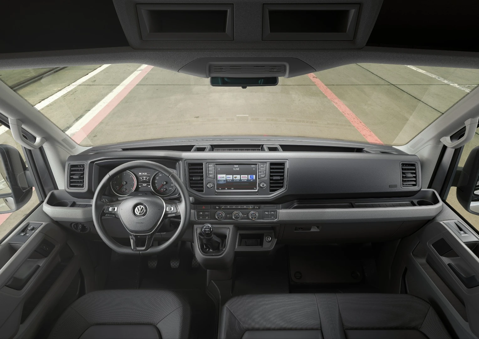The Crafter's driver is backed up by a range of electric assist features