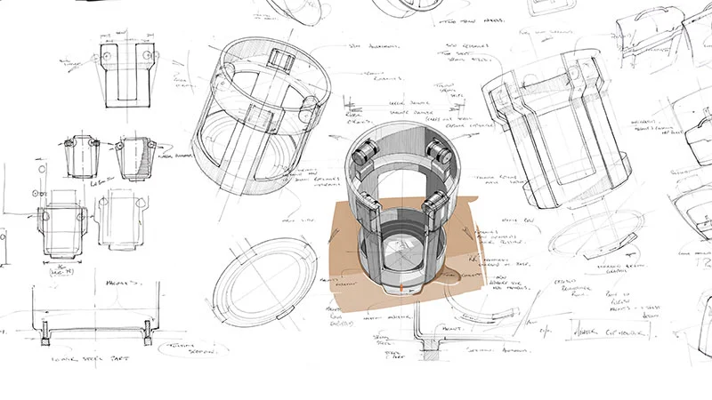 Rolls-Royce Phantom Coupe Aviator design sketch detail