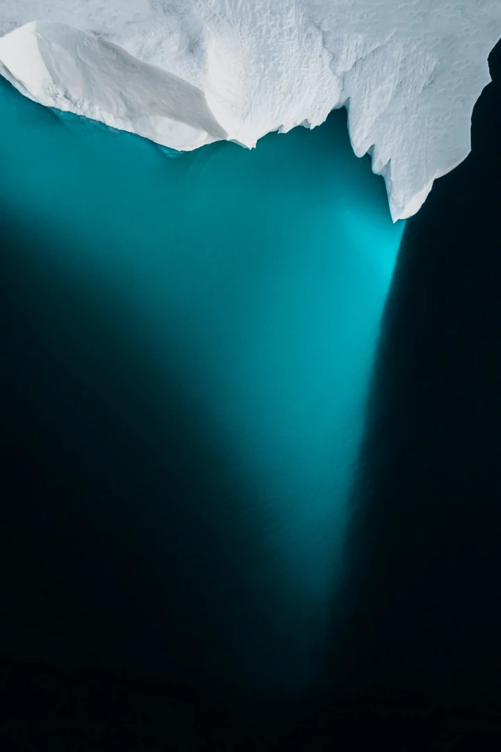 Sermeq Kujalleq annually calves over 35 cubic kilometers of ice