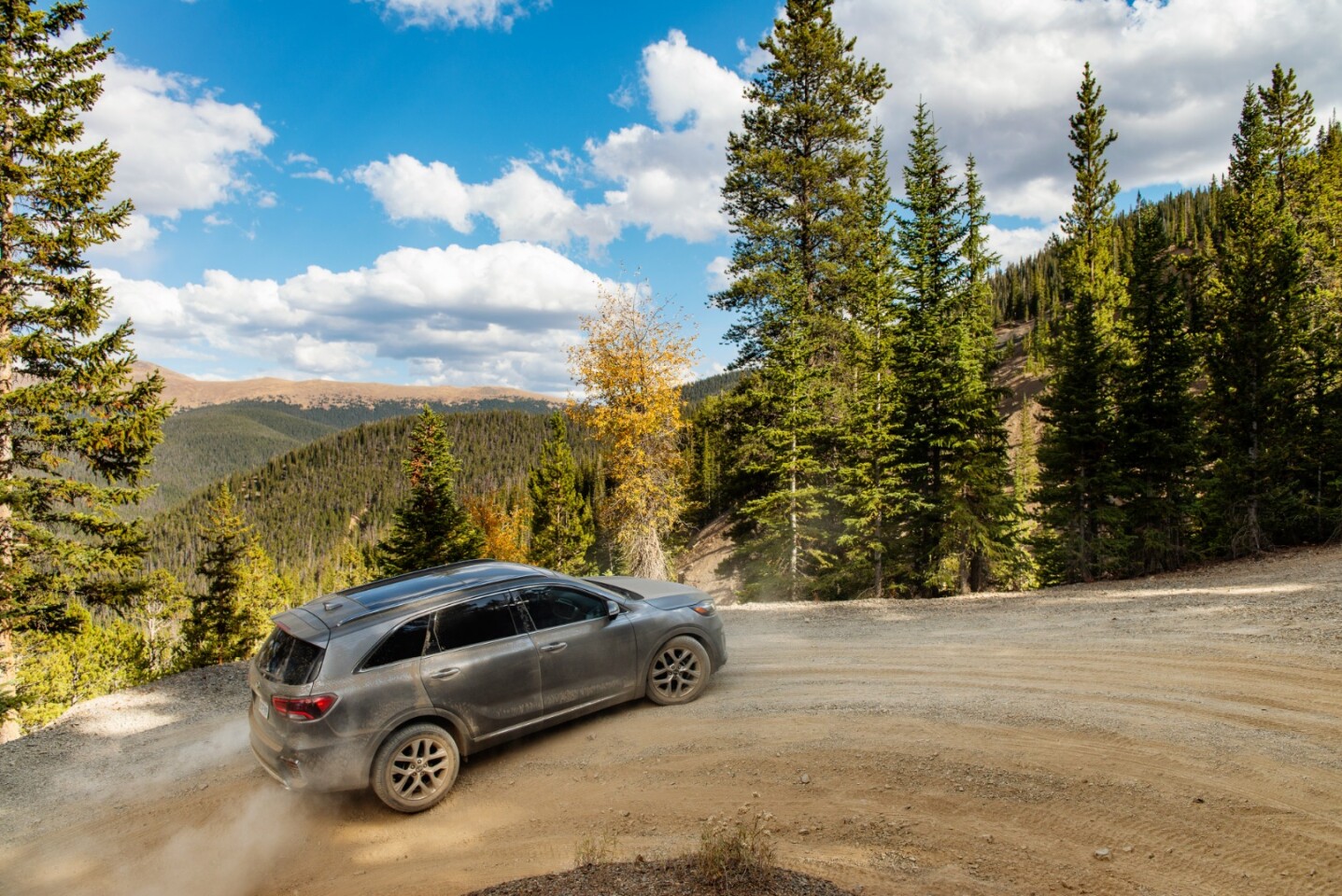 Not at all surprising was the capability of the Kia Sorento, which ran up the trails happily