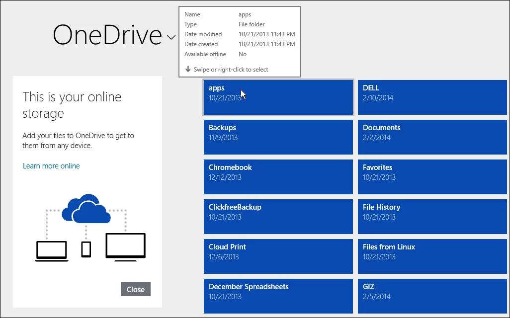 SkyDrive has been officially rebranded as OneDrive in Update 1