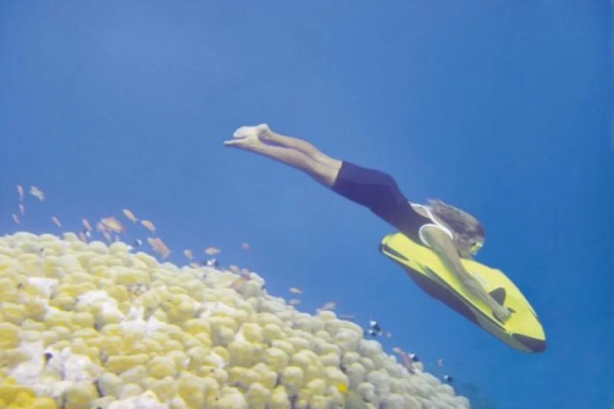 The SeaBob dives to a depth of up to 40 metres