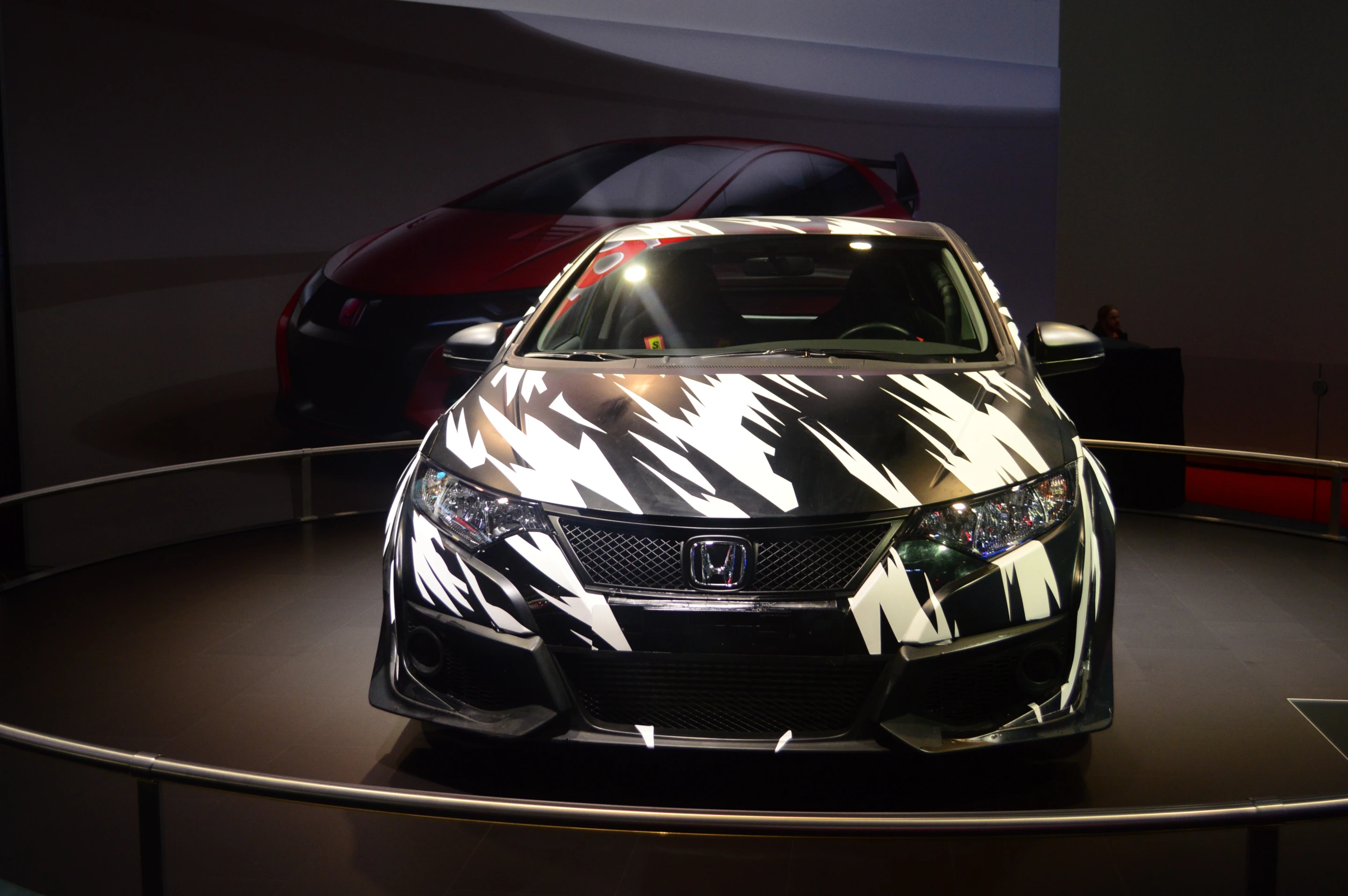The Honda Civic Type R Concept at the Geneva Motor Show