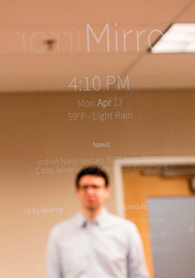 The designers want MirrorMirror to be an automation hub (Photo: Purdue University)