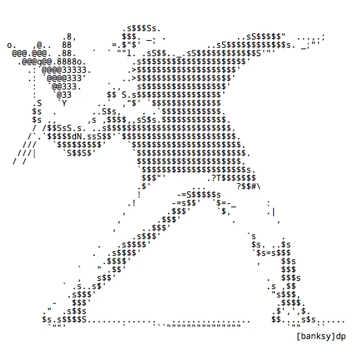 ASCII Banksy