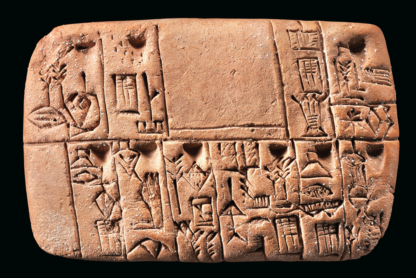 Mesopotamian Proto-Cuneiform Clay Tablet c.3100-3000 B.C. | Auction Description | Estimate: $25,320 to $37,980 | Auction Date: July 10, 2019