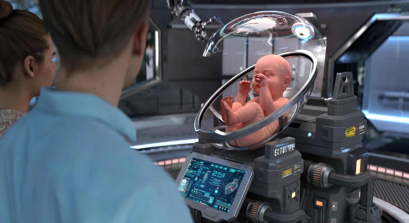 Push-button childbirth after an out-of-body pregnancy: it's going to be an option soon, says Hashem Al-Ghaili