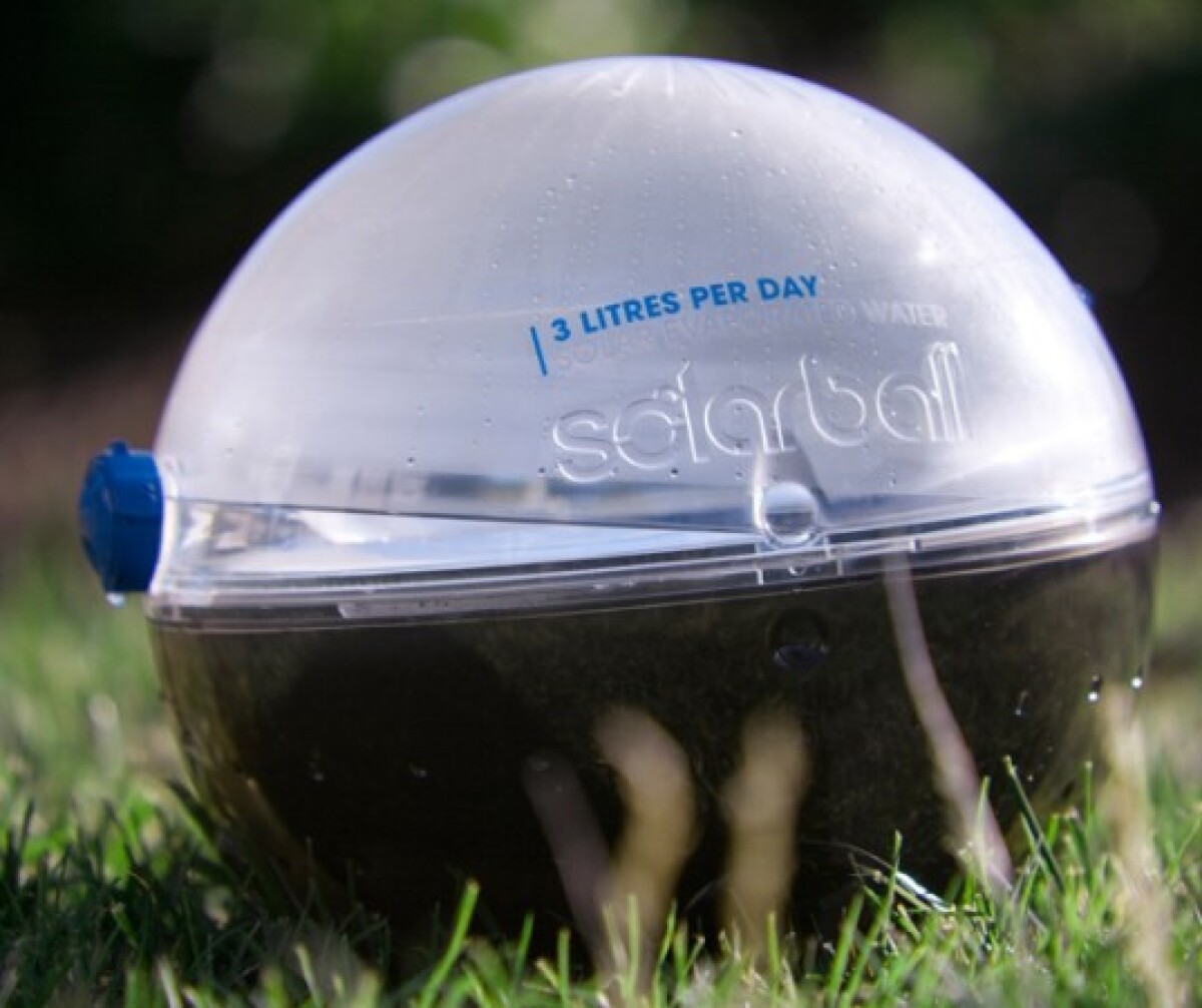 Studentdesigned Solarball creates drinkable water