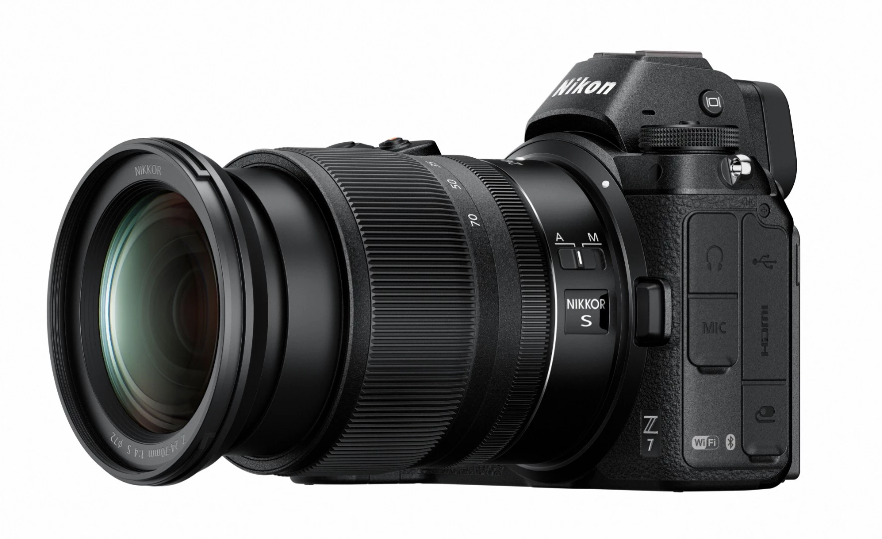 The Z 7 sports a new FX format large diameter lens mount