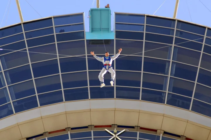 SkyJump - 855-foot controlled free-fall at 40mph