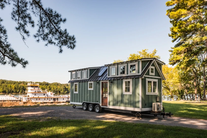 Ridgewood tiny house offers rustic styling in a small package