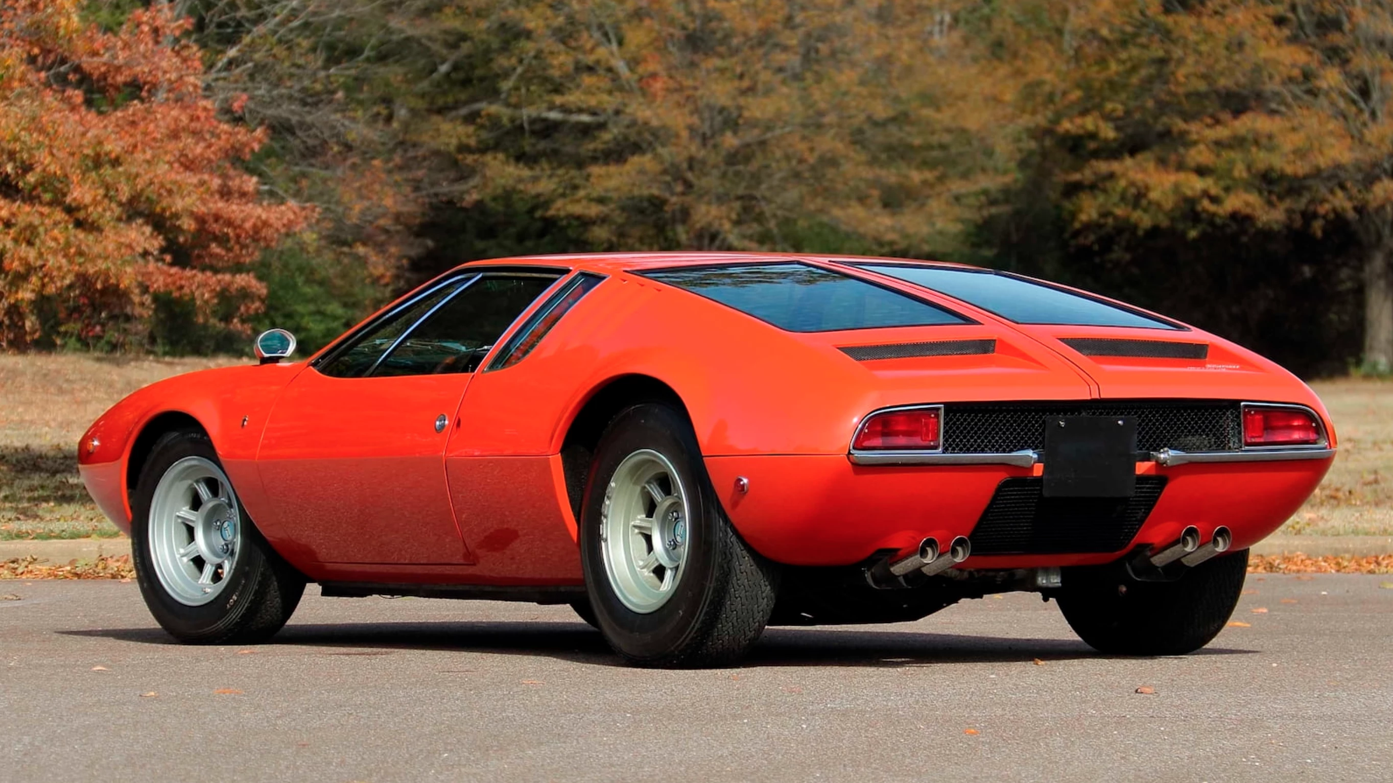 This 1969 DeTomaso Mangusta sold for $440,000 at Mecum's 2022 Kissimmee sale on 15 January 2022