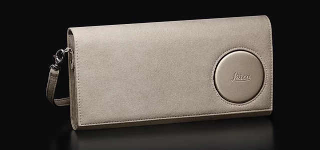 The C-Clutch is a clutch handbag which has a dedicated spot for the Leica C along with space for a smartphone and a purse