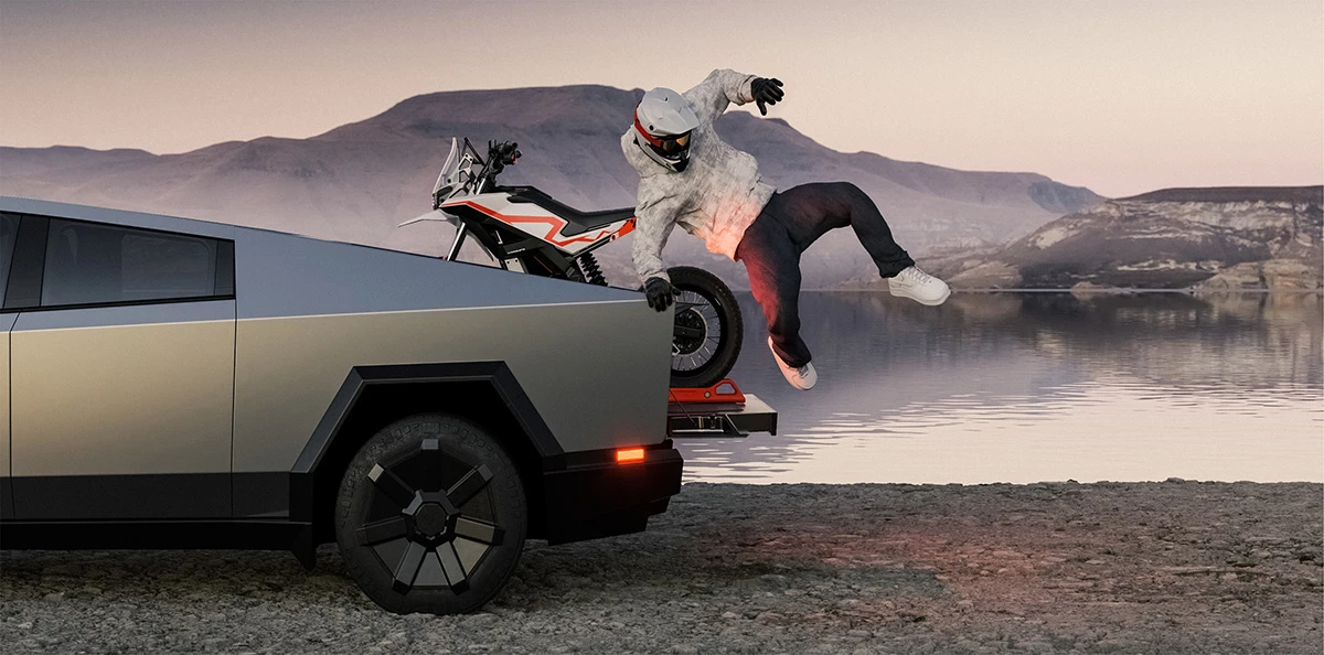 The Shockwave's 103-mile range is good enough to carve up rugged trails, but you'll likely want to cart it out to where the action is first