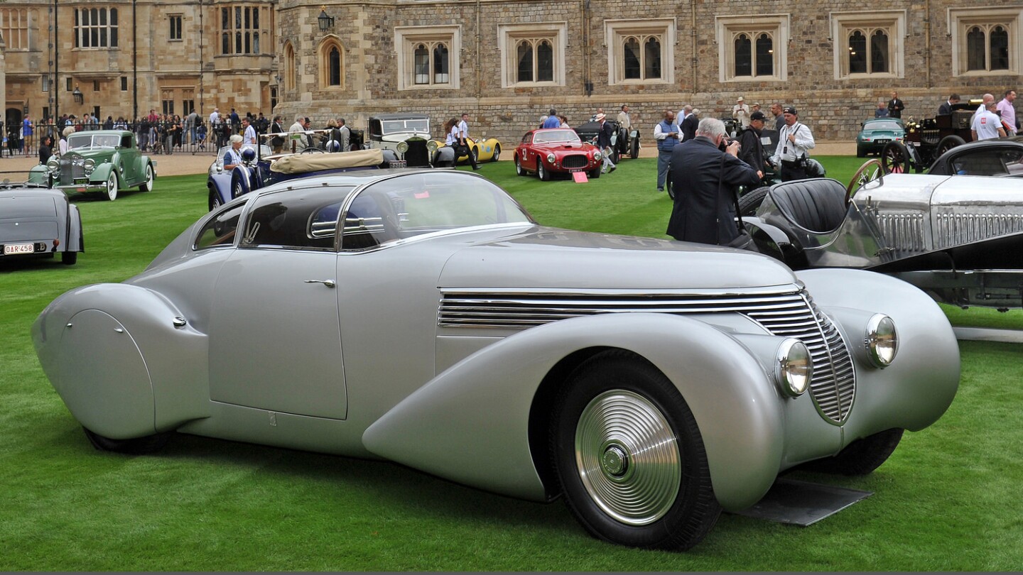 The winner of the 2016 Concours of Elegance (UK), this 1938 Dubonnet Xenia Coupé by Saoutchik was a finalist in the most prestigious award on the concours circuit.