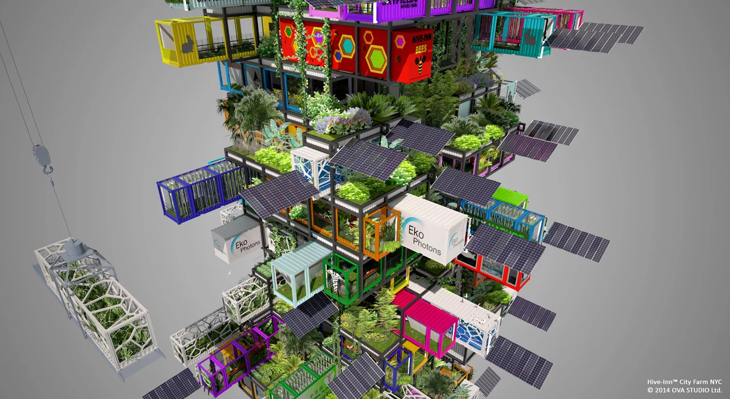 Revenues would be generated by the Hive-Inn by way of its food production