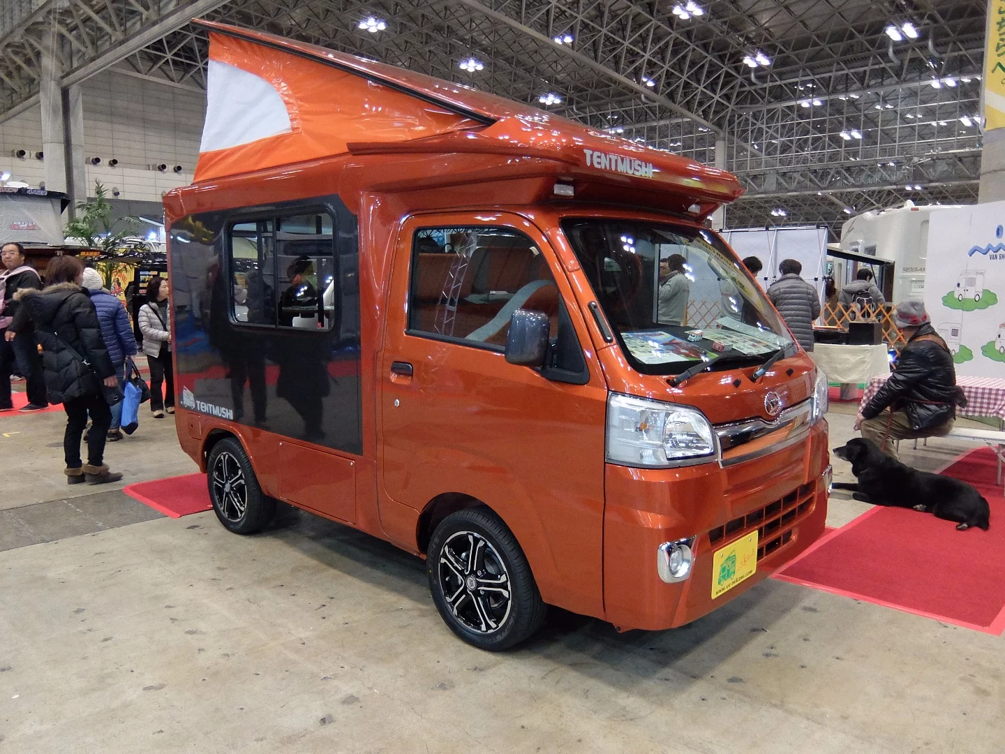 The Tentmushi is available with 4-wheel or rear-wheel drive