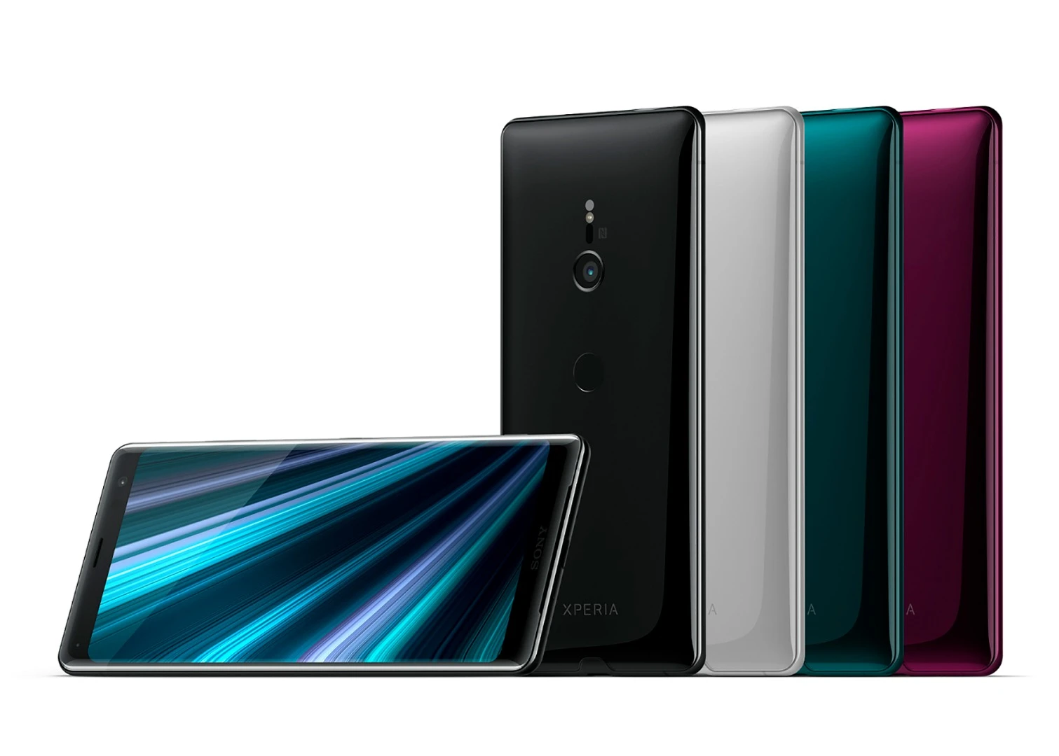 You've got four Xperia XZ3 colors to pick from: black, silver, green and red