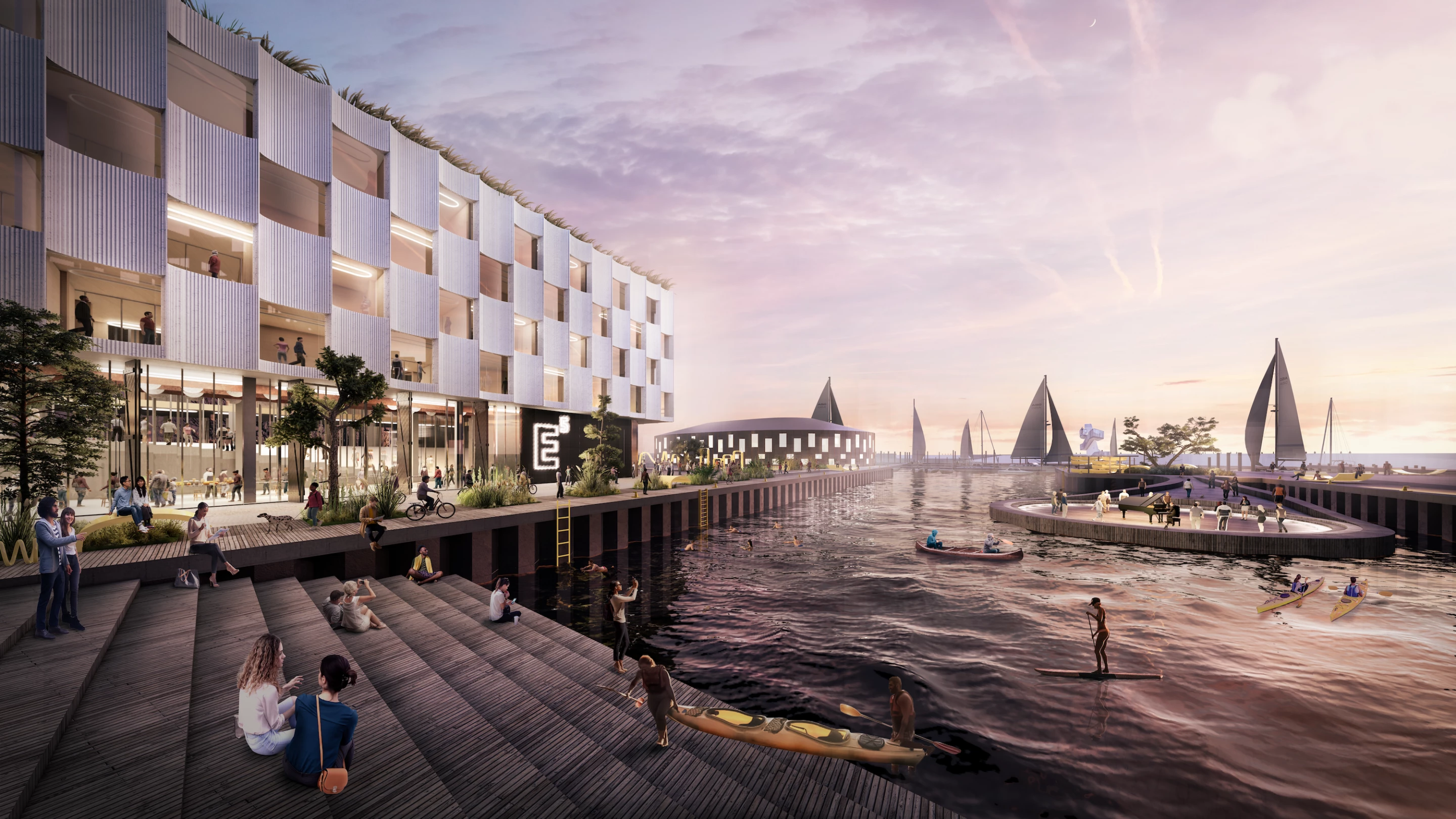 Education Esbjerg will include a harbor area