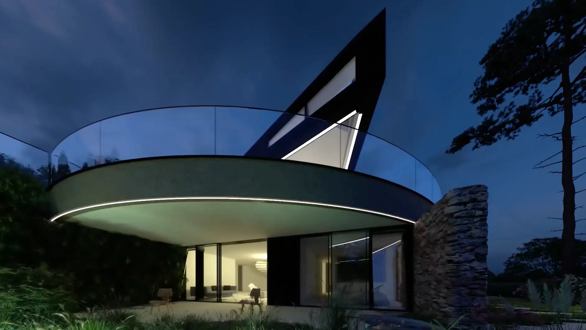 The stylish geometry of the Devon House