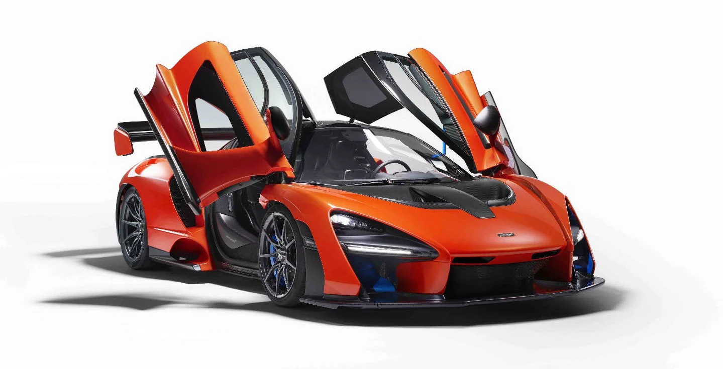 The McLaren Senna's dihedral doors - a signature design feature used in all of the company's road cars