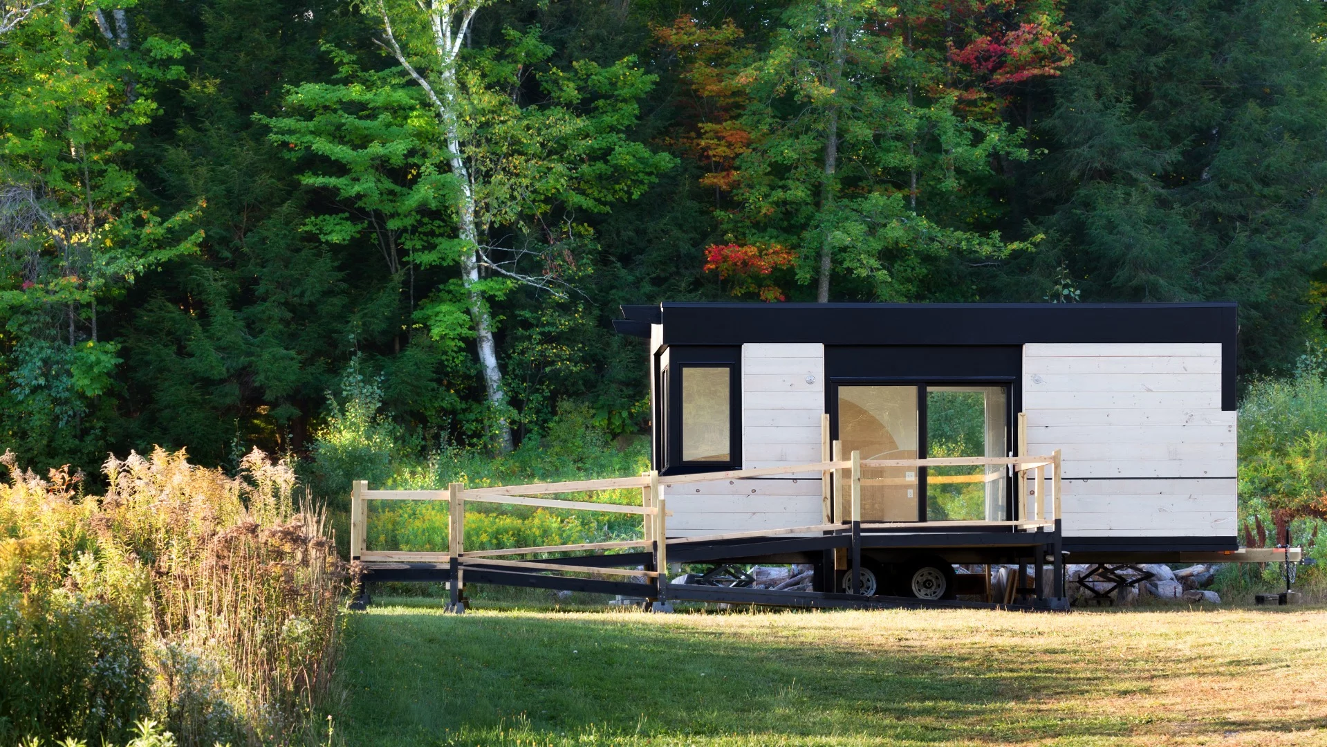 The Wheel Pad is designed to be wheelchair-friendly, down to the single floor layout, spacious bathroom and access ramp