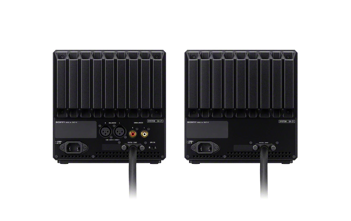 The ZS-Z1 powered near-field speakers offer both balanced and unbalanced inputs