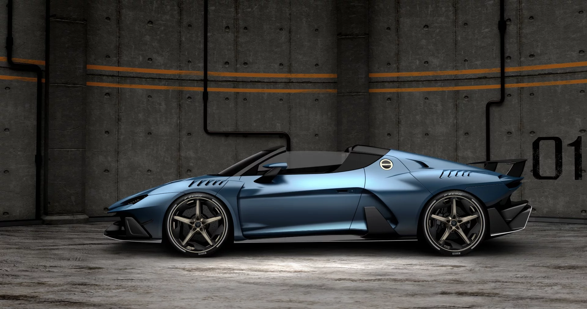 Italdesign Zerouno Duerta: looks nice in profile in Italdesign's photos, but the effect doesn't quite carry over in person