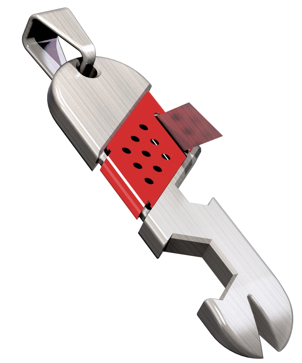 The Wyss has both a can opener and bottle opener