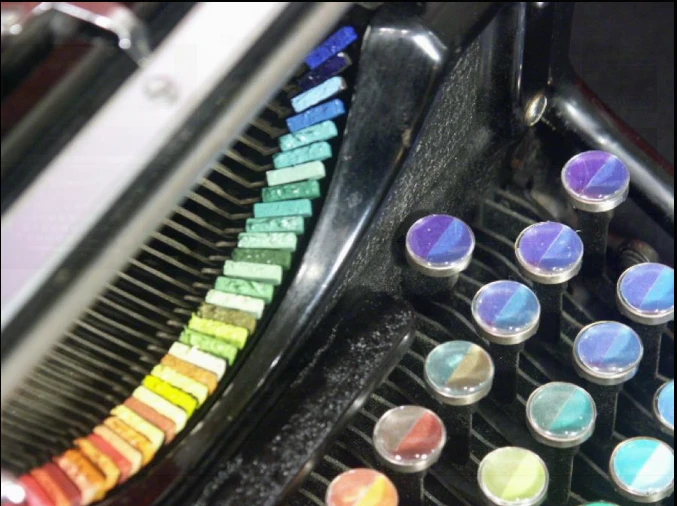 The colors were chosen from an HTML color palette chart available online