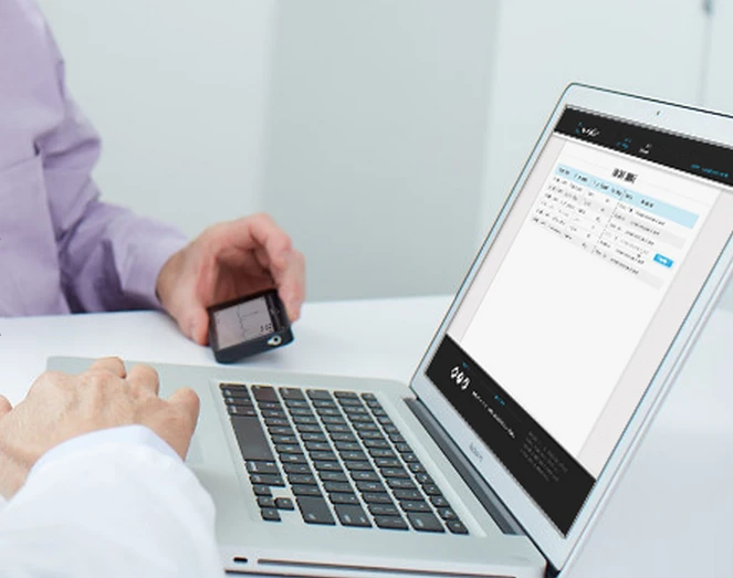 ECG data can be synced online