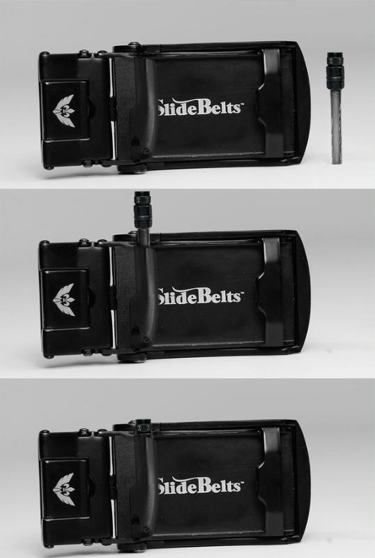 Survival belt buckles a GPS, blade and fire starter to your waist