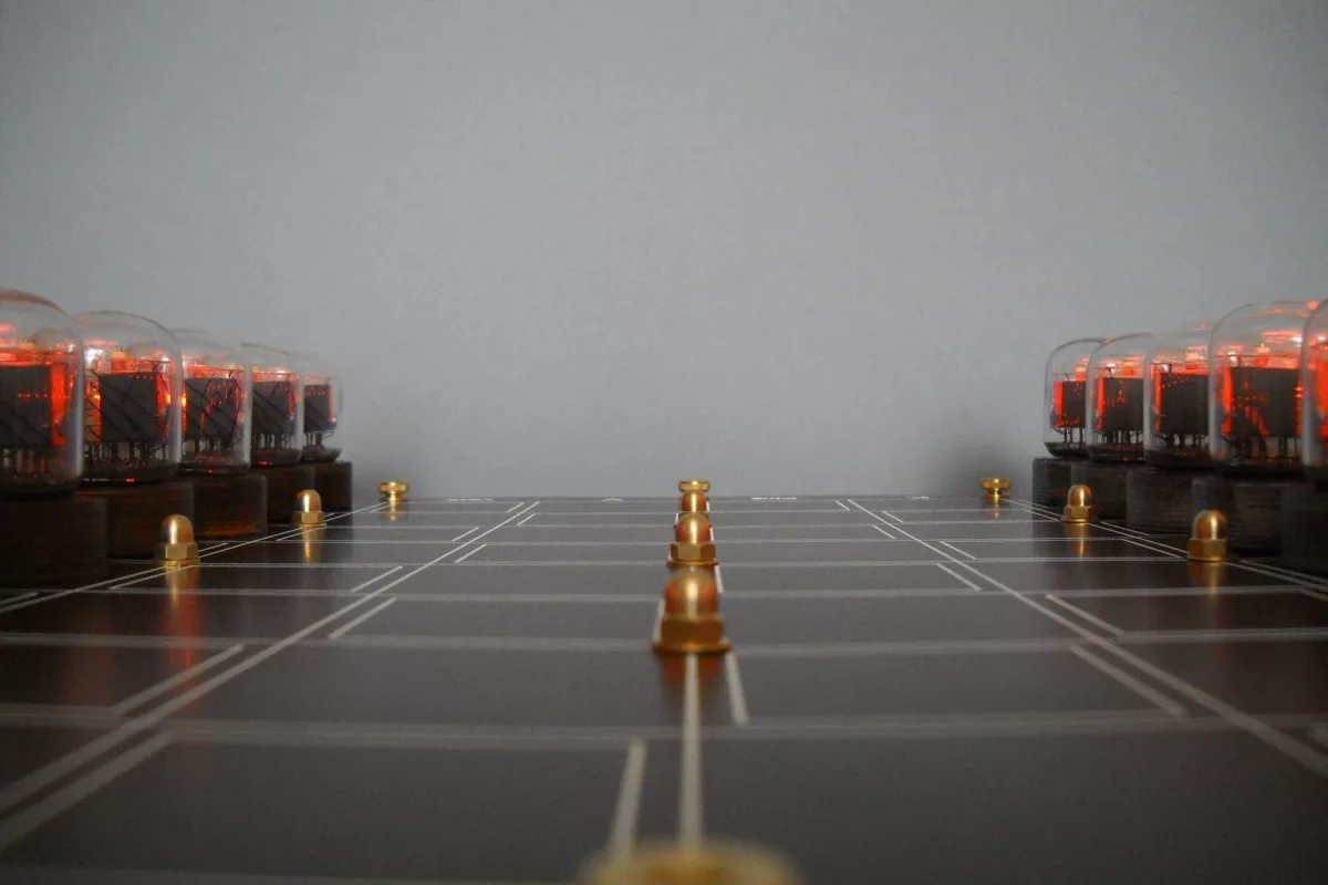 The gorgeous Nixie tube chess set made by Tony Adams is now being made available as a limited number of self-build kits
