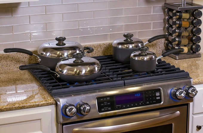 Each of the knobs, along with the sensor unit, are powered by removable rechargeable batteries