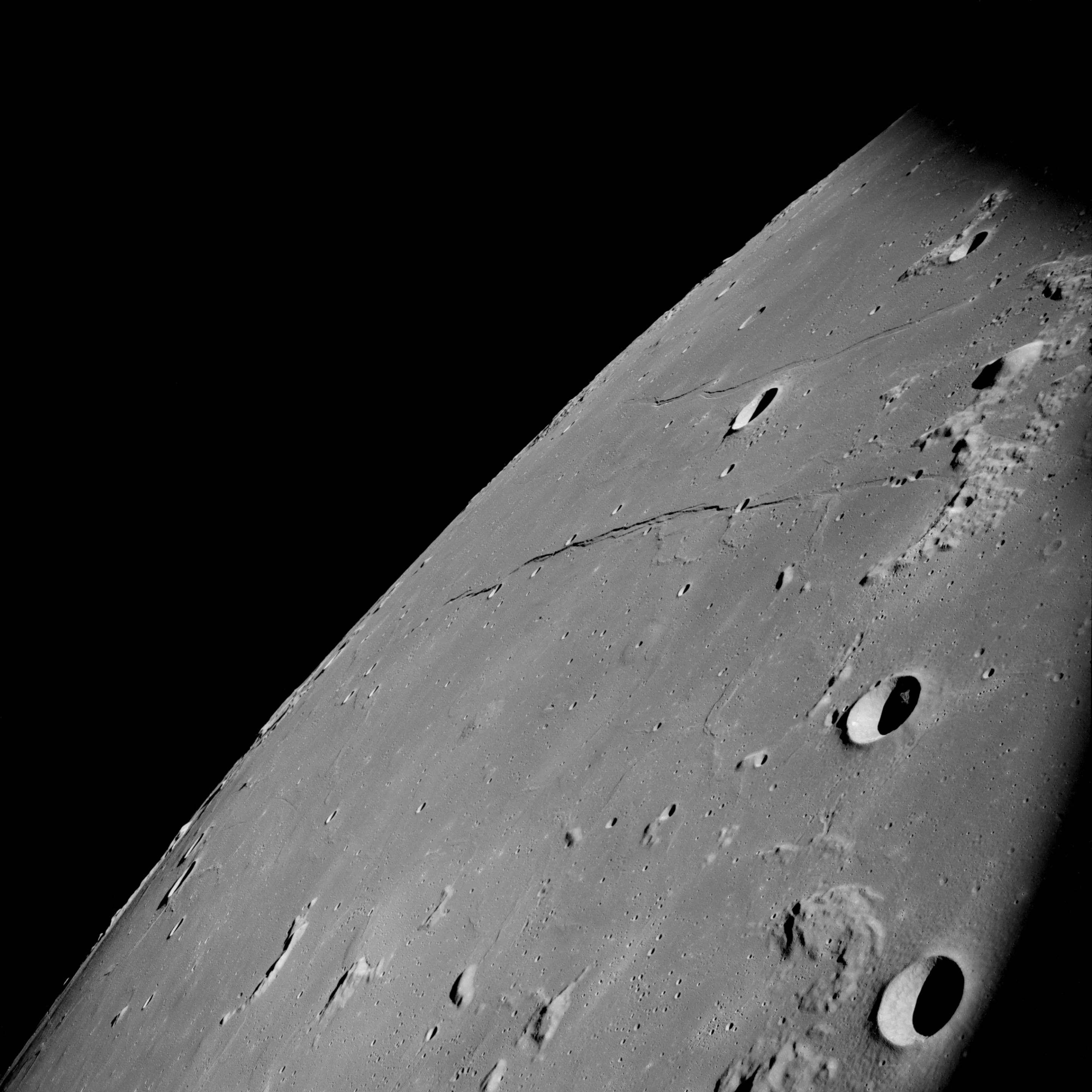 The Moon as seen from Apollo 8 (Image: NASA)