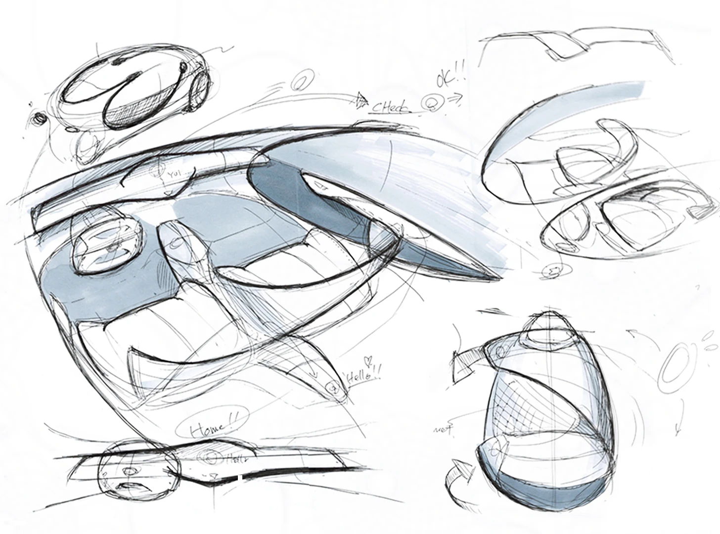 Toyota Concept-i sketch