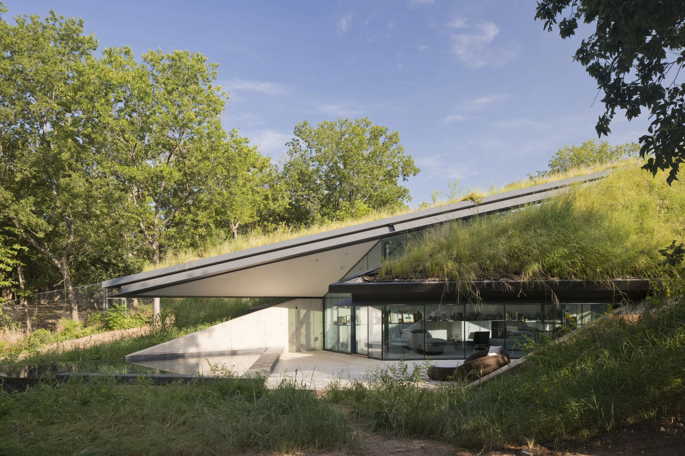 Edgeland Residence is built on ground formerly used as an industrial zone