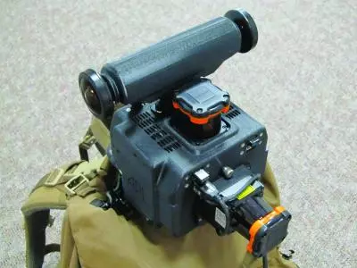 The EMAPS device itself takes the form of a cube measuring about six inches (15 cm) per side and weighing less than four pounds (1.8 kg)