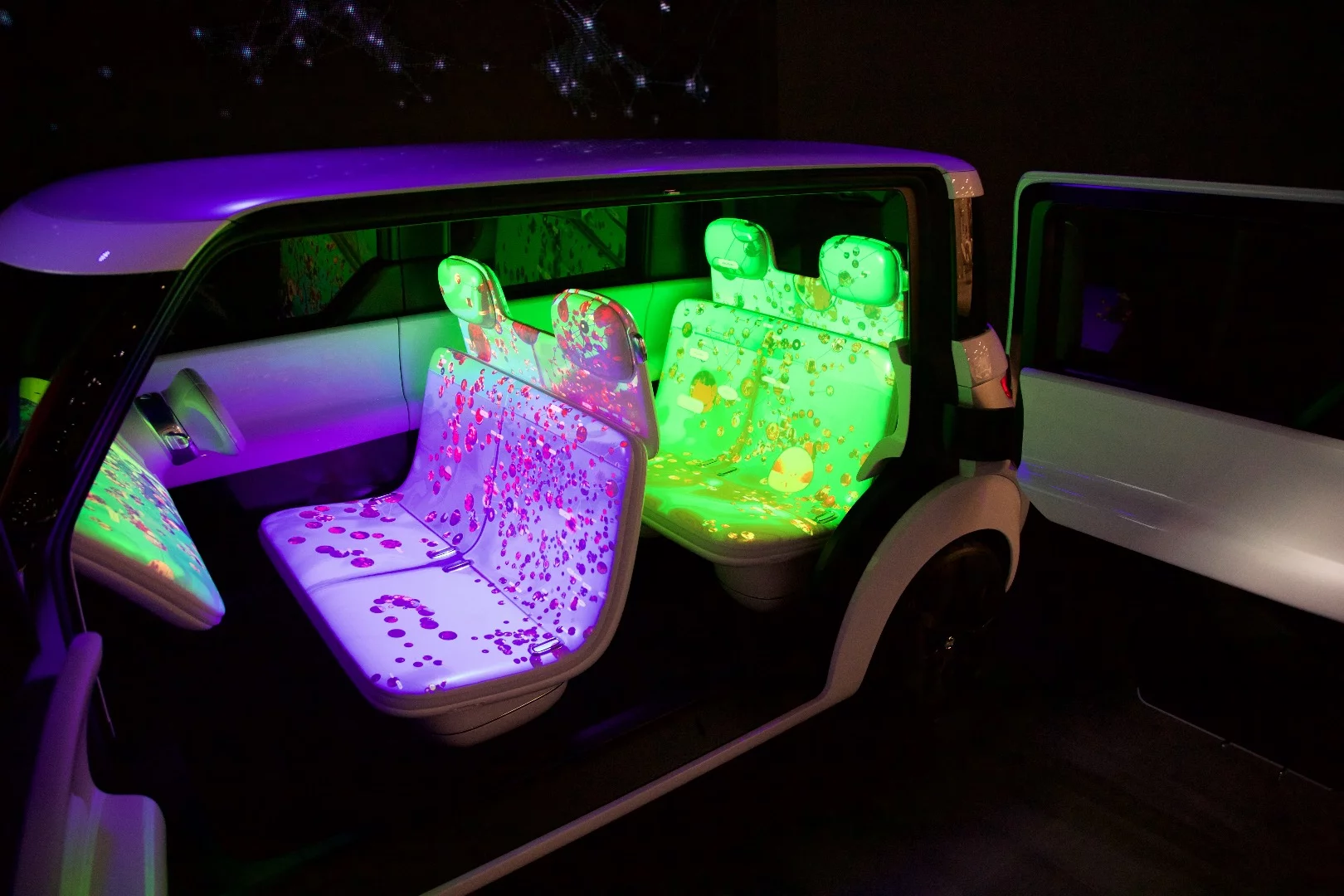 Occupants can change the look of the interior to their heart's content