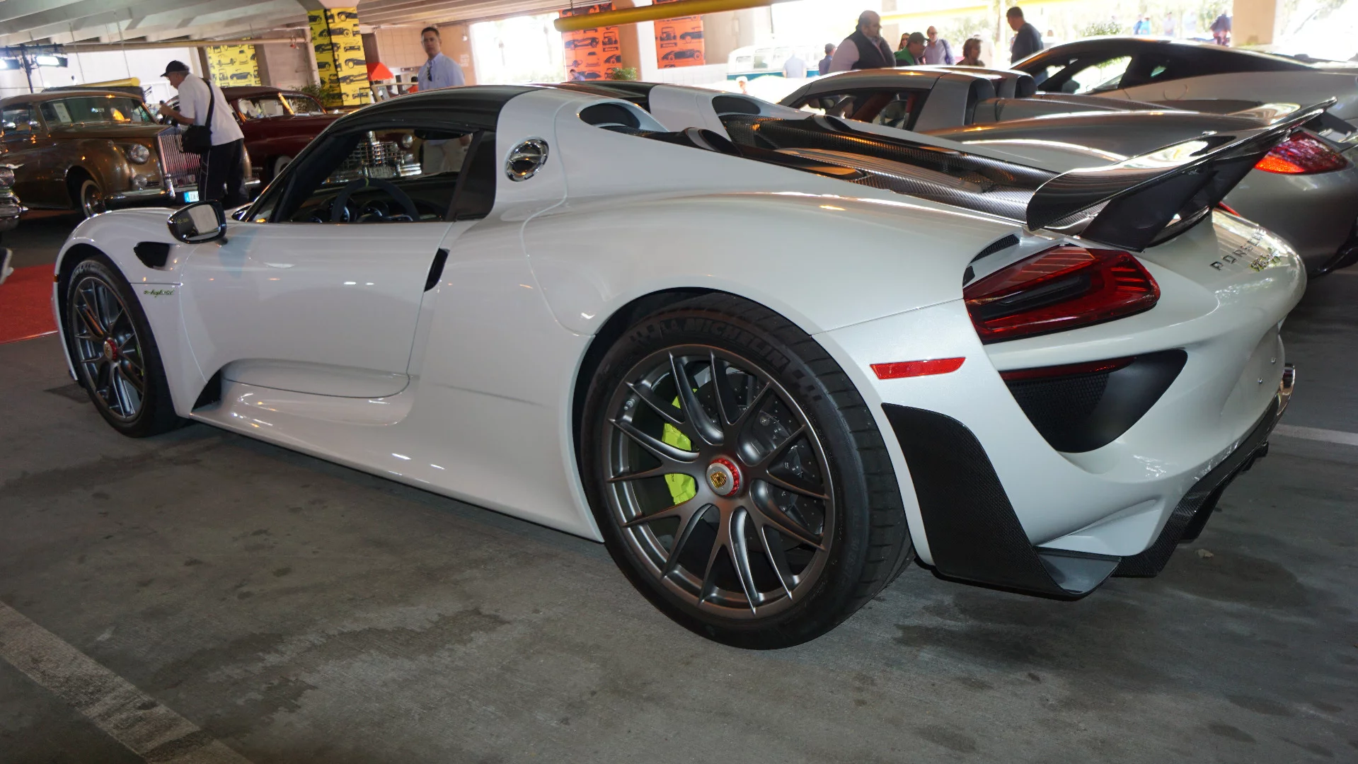 The 918 Spyder is worth more when the Weissach Package is fitted
