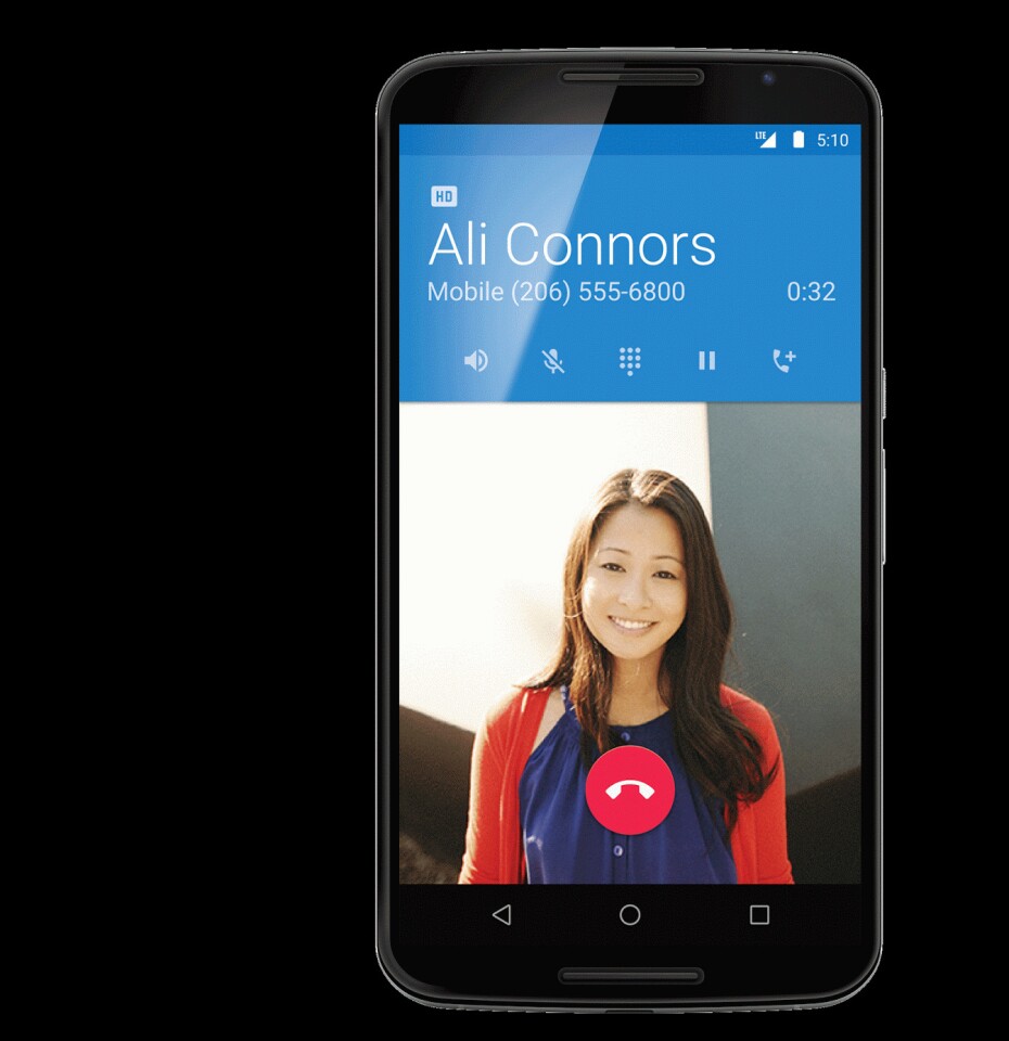 Native HD voice calling