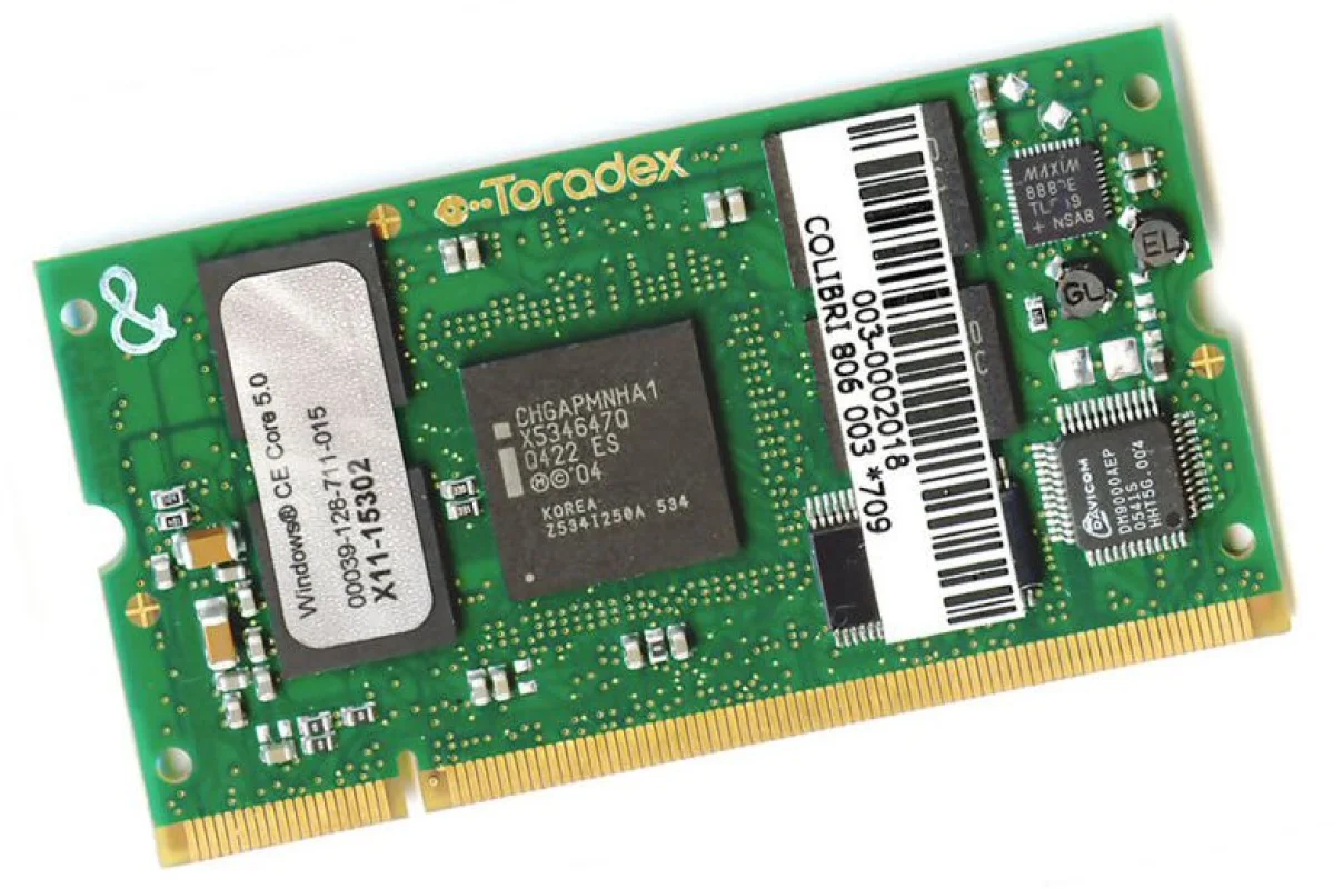 Toradex is getting ready to release a SODIMM-sized, 1GHz dual-core computer module that offers full high definition video support, 256MB of onboard memory and a gigabyte of flash storage