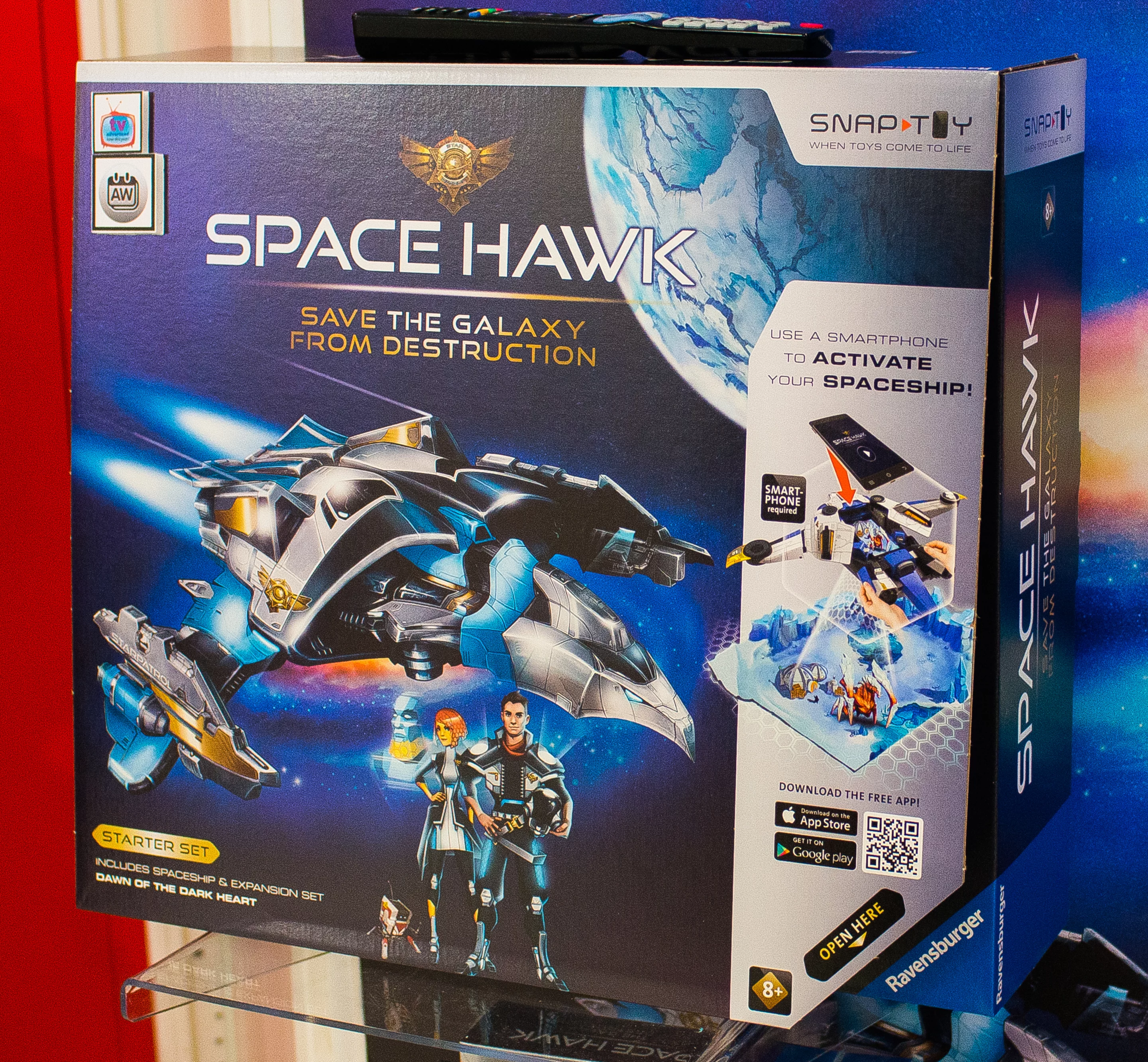 Playing Space Hawk sees children moving the spaceship and phone around rather than playing by touching the screen