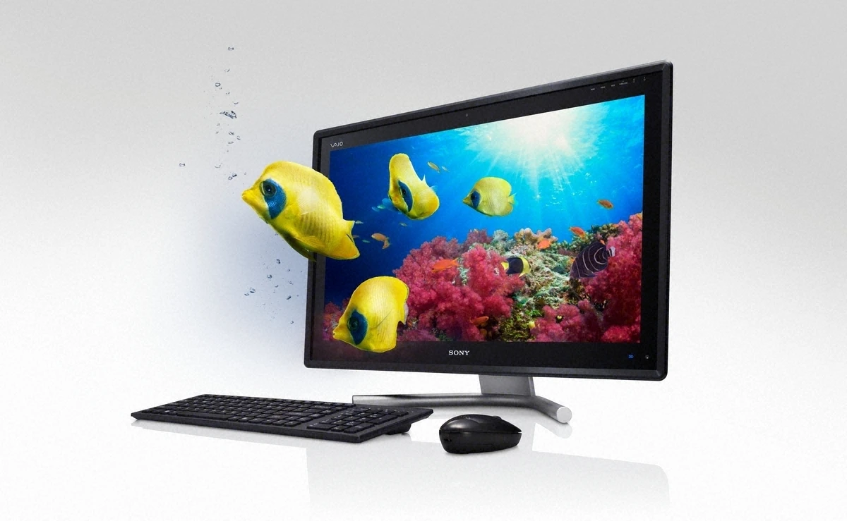 The new VAIO L Series All-in-One desktop computer with 3D technology