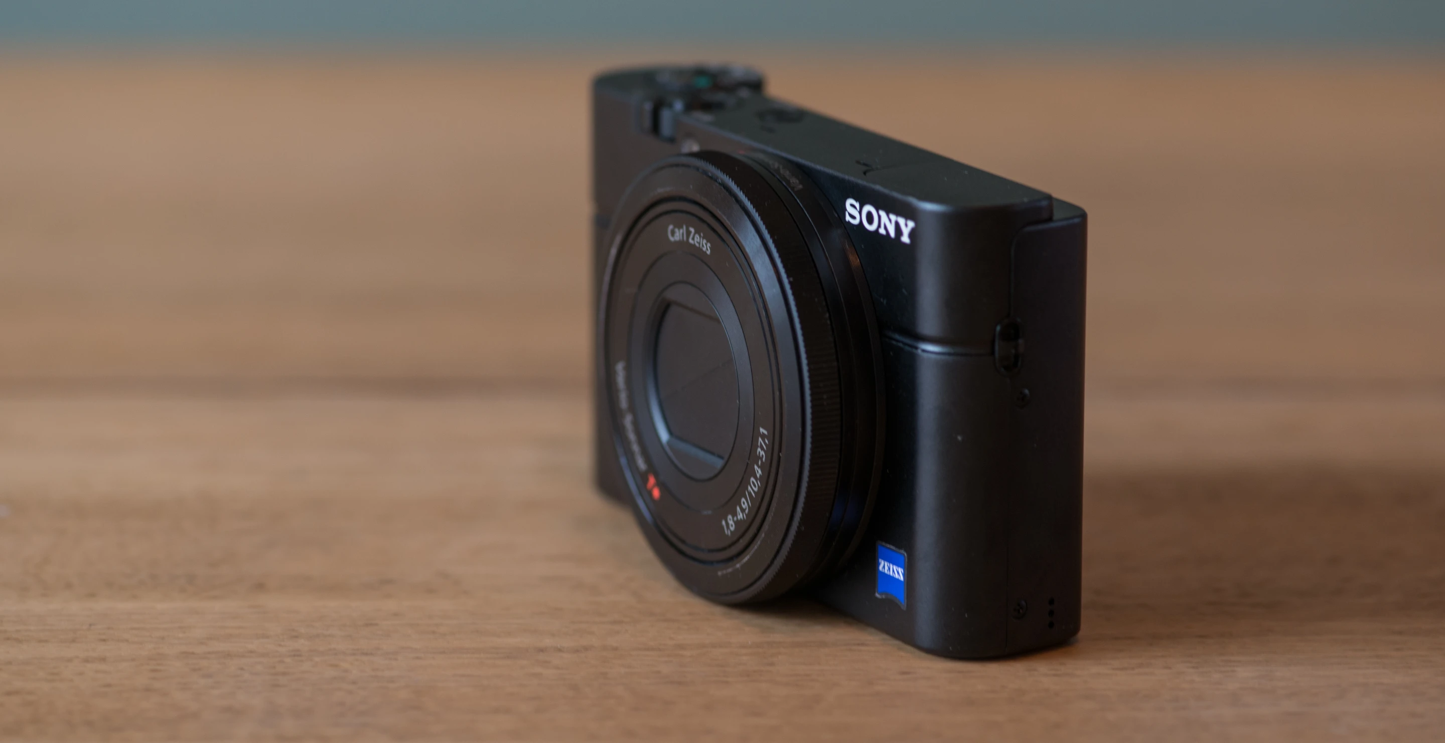 The sensor in the RX100 is around four times larger than the 1/2.3"-type used in many point-and-shoot cameras
