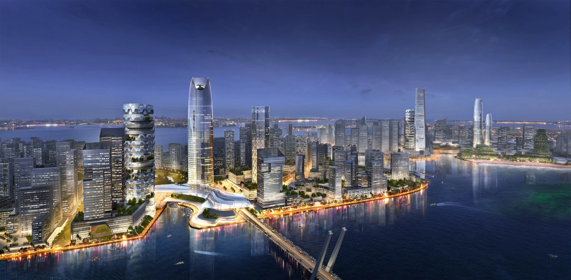 The project is slated to span over 1,386 hectares (3,424 acres) and expected to take over 20 years to complete