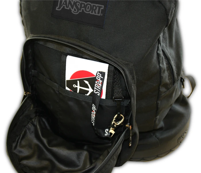 The Strapp Wallet can be used for traveling